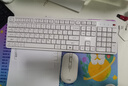 AOC KM460无线蓝牙键盘鼠标套装 键鼠套装 低音按键 防溅洒设计 办公家用 笔记本台式电脑通用 白色  实拍图