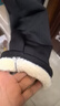 浪莎（LangSha）羊羔绒加绒加厚保暖裤女秋冬季修身棉裤女打底裤外穿高腰特厚裤子 羊羔绒黑色口袋款800克 XL 【106-120斤】 实拍图