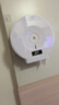 春风卫生间纸巾盒大卷纸盒(白色)厕所纸巾架商用免打孔壁挂式大盘纸盒 实拍图