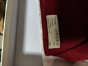玖慕（JIUMU）纯羊毛围巾女士秋冬季保暖大披肩送女生红色本命年生日礼物礼盒装 实拍图