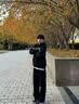 杉努（SHANNU）休闲裤子男款夏季薄款宽松美式潮流直筒男生春秋重磅痞帅卫长裤 K05黑色 XL （建议145-160斤） 实拍图
