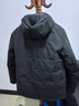 安踏（ANTA）商务羽绒服丨速暖羽绒外套男冬季连帽防泼水保暖内绗不臃肿棉服 【京仓发货-三防科技】基础黑7914-2 L (男175) 实拍图