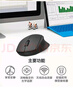 罗技（Logitech）M330无线鼠标 商务办公无线静音鼠标电池 右手人体工学鼠标Mac笔记本电脑家用鼠标中大手 舒适曲线 黑色 实拍图