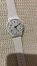 斯沃琪（Swatch）瑞士手表 纯白之光2.0 圣诞礼物男女时尚腕表考试表 SO28W107-S14 实拍图