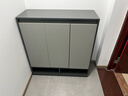 立太实木鞋柜门口入户柜收纳柜一体靠墙玄关柜家用门口楼道柜子储物柜 【可放至46码-ENF级欧松板】90*34*96cm约放19-22双 实拍图