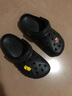 卡骆驰（CROCS）洞洞鞋贝雅男鞋女鞋轻便耐磨一脚蹬拖鞋休闲鞋|10126 黑色-001 37 /38(230mm) 实拍图