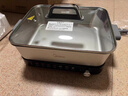 美的（Midea）火锅专用锅超速沸电火锅鸳鸯锅分体式多功能锅电煮锅0氟钛陶8L电热锅多用途锅HGS3528S1 实拍图