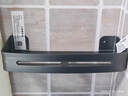 卡贝浴室置物架免打孔卫生间浴室网篮淋浴房枪灰角蓝洗手间收纳架 实拍图