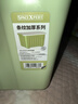 SPACEXPERT 衣物收纳箱特大号塑料整理箱车载储物箱60L绿色 1个装 带轮 实拍图