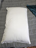 京东京造 A类五星级酒店枕 瑞士抗菌60支全棉贡缎面料枕头 48*74cm一对 实拍图