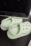 牧童儿童拖鞋夏男宝宝洞洞鞋软底女童卡通洗澡婴幼儿家居鞋奶龙绿160 实拍图