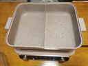 美的（Midea）火锅专用锅 电火锅 鸳鸯锅 5分钟分区速沸8L分体式0氟钛陶多功能锅电煮锅火锅锅HGS352866 实拍图