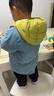 巴拉巴拉童装儿童羽绒服两件套男童女童宝宝冬装连帽外套 绿白色调00341 130 充绒量46g 实拍图