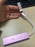 宏碁（acer）Type-C/USB扩展坞USB3.0分线器拓展转SD/TF读卡转接头适用华为MacBook笔记本电脑转换器五合一粉色 实拍图