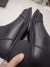 百丽真皮时装靴2025冬新弹力短靴瘦瘦靴B1538DD5 甜酷黑 35 实拍图