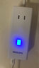 飞利浦（PHILIPS）氮化镓67W充电器快充笔记本插座/多功能USB插线板便携插排 小电舱安全快充 2C2A+3位 白色 实拍图