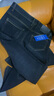 真维斯（Jeanswest）牛仔裤男加绒2025冬季轻商直筒修身保暖牛仔长裤男黑色加绒32 实拍图