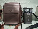 萨奇袋鼠（SAQIDAISHU）男士单肩包斜挎包商务男包休闲小挂包新款公文包时尚迷你小背包男 棕色中号 实拍图