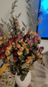爱满云南天然蔷薇干花花束客厅摆设插招财玫瑰干花真花装饰摆件风干烤 彩色玫瑰泡泡随机约30头左右 实拍图