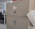 钱柜 档案柜储物柜文件柜资料柜办公柜灰白色分五节单节柜常规板材 实拍图