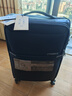 新秀丽（Samsonite）超轻行李箱前开口软箱布箱子时尚商务旅行出差大容量\HQ2 黑色【全球10年质保】 20英寸 |带应急包|净重1.93Kg 实拍图