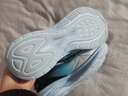 鸿星尔克（ERKE）童鞋男女童跑鞋儿童秋季新品密网缓震运动鞋尔克白/泳池蓝/正黑41 实拍图