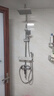 莱尔诗丹（Larsd）淋浴花洒套装 方形喷枪花洒银色 全铜主体龙头增压花洒全套 F816 实拍图