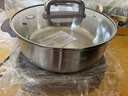 九阳（Joyoung）0涂层IH秒涮电火锅火锅专用锅电锅家用4-8人分体式可拆洗多功能电蒸锅不锈钢电煮锅6L火锅锅GN12 实拍图