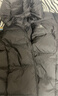 骆驼（CAMEL）抱抱户外羽绒服鸭绒加厚面包服秋冬拒水保暖时尚潮流防风运动外套 幻影黑，男女同款，A1W2PN121N5 L 实拍图