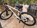 喜德盛山地自行车黑客380避震前叉21速禧玛诺变速X6铝合金车架通勤代步 白/黑色（26款） 17寸（建议身高165-180） 实拍图