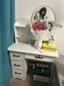 众淘梳妆台小户型卧室小型化妆台小型化妆桌卧室现代简约 特价清仓【圆镜款】80cm 实拍图