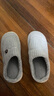 新款踩屎感棉拖鞋男款冬季室内保暖拖鞋女居家加绒毛棉托鞋 灰色【玉米条】 44-45 建议42到43 实拍图