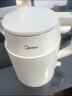 美的（Midea）烧水壶电热水壶大容量 家用水壶烧水304不锈钢 双层防烫智能防干烧多重防护无缝内胆 1.5L 暖壶圆墩墩 实拍图