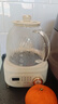 九阳（Joyoung）净萃全玻璃0胶水养生壶  办公室多功能煮茶器花茶壶 烧水壶恒温电热水壶 24h预约保温 1L WY107 实拍图