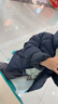 迷你巴拉冬新款男女童轻暖羽绒服宝宝户外保暖亲子羽绒服外套 黑色90001 【亲子款】 120 【充绒量77.2g】 实拍图