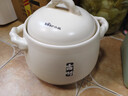 小熊（Bear）砂锅煲汤锅  耐高温不开裂 宽口炖锅燃气灶陶瓷锅沙锅瓦罐6L 实拍图