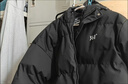 361°男女棉衣保暖加厚休闲冬季外套短棉服652434739F 超级黑 4XL 实拍图