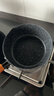 川岛屋 日式全黑木柄雪平锅小锅煮奶锅泡面锅加厚平底不粘锅婴儿辅食锅 【一人食】雪平锅+盖2件套 18cm 实拍图