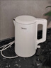 美的（Midea）电烧水壶电热水壶家用1.5L容量316L母婴级不锈钢无缝内胆双层防烫自动断电MK-HJ1566-PRO 实拍图