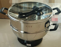 惠当家（Hui Dang Jia）电锅多功能电热锅电炒锅家用电蒸锅一体电煮锅加厚304不锈钢电火锅G08-30 实拍图