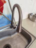 四季沐歌（MICOE）厨房水龙头 洗菜盆冷热抽拉式三功能不锈钢小蛮腰枪灰水槽龙头 实拍图