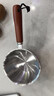 热油小锅泼油锅加厚不锈钢木柄防烫带刻度双倒流口不挂油无涂层 【木柄】第三代升级加厚款300ml 实拍图