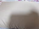 林夕一晨纯棉老粗布全荞麦壳枕头睡眠专用枕头深度颈椎枕芯护枕套荞麦皮 灰格 成人款（荞麦壳枕头）40*60 实拍图