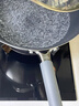 三禾0涂层炒锅无涂层不粘锅304钛不锈钢电磁炉通用炒菜锅32cmLC32S16 实拍图