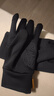 龙牙2024龙牙秋冬户外保暖手套运动骑行轻便舒适防风手套 黑色 S 实拍图
