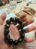 玉致新年礼物天然金曜石手串猫眼黑曜石手链带证书男女寓意补水带证书 双金眼款-18mm珠径（霸气男款） 实拍图