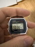 卡西欧（CASIO）经典复古小方块 简约休闲时尚学生电子手表 钢带防水中性情侣表 A159WA-N1DF 实拍图