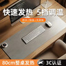 加热桌垫取暖器发热垫暖桌垫加热鼠标垫加热暖手垫加大办公电脑桌面学生写字暖手神器3C认证 3秒速热【灰色】99%发热面 80*33-6档数显定时款 实拍图