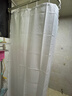 京东京造 耐用系列浴帘卫生间加厚宽防水遮光淋浴室窗帘华夫格160*180 实拍图