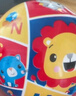 费雪（Fisher-Price）儿童玩具球 宝宝卡通小皮球拍拍球彩印球15cm条纹生日礼物礼品 实拍图